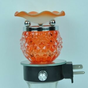AMBER PINEAPPLE WALL PLUG IN OIL BURNER