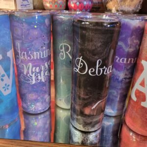 Personalized Handmade Custom Tumbler-Stainless Steel with Straw-Insulated-20 oz