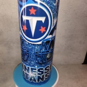 Tennessee Titans-Straight Skinny Sublimation Tumbler-20 oz