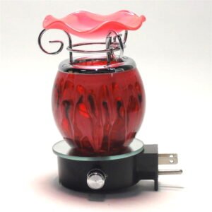 Red Ball Tie Dye Wall Plug In Oil Burner