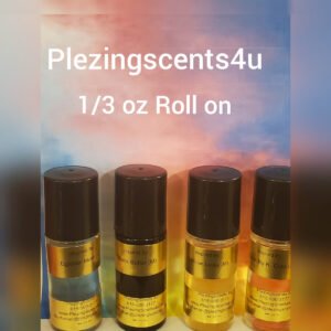 Designer-Inspired Fragrance Roll-On Glass Bottle Oil – 1/3 oz (10 ml)