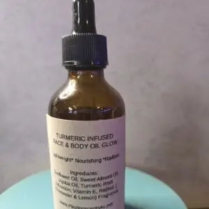 Turmeric Infused Face & Body Oil Glow (2 oz)